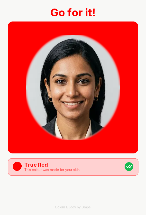 True Red - Go for it!